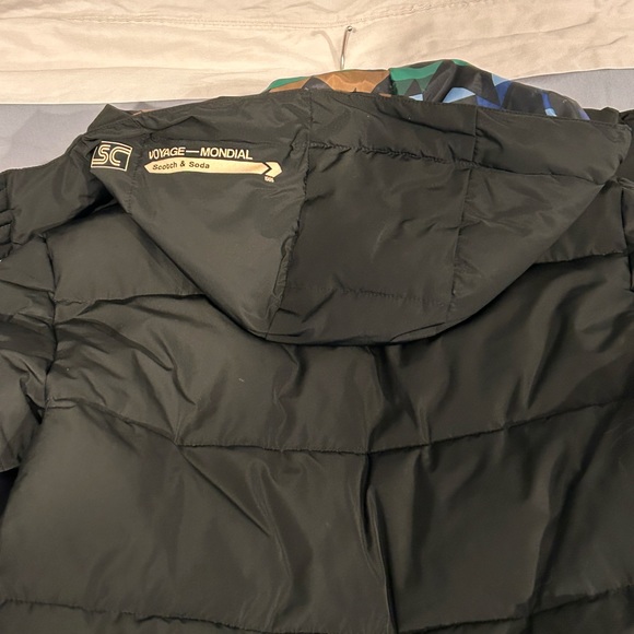 Scotch&soda boys jacket 3/4 length gently used very warm - Picture 2 of 5